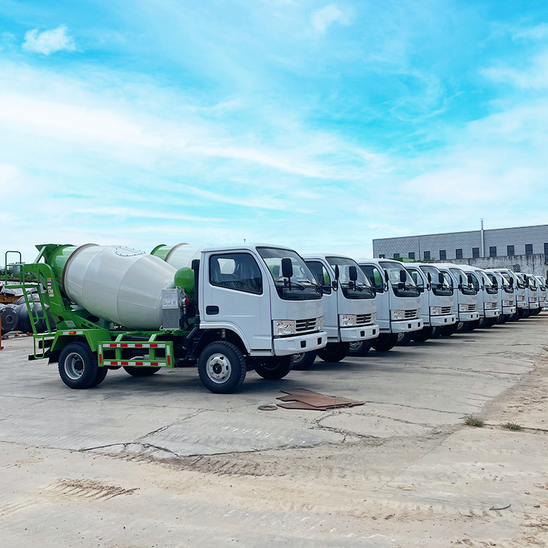 Jialian concrete mixer truck production lineup