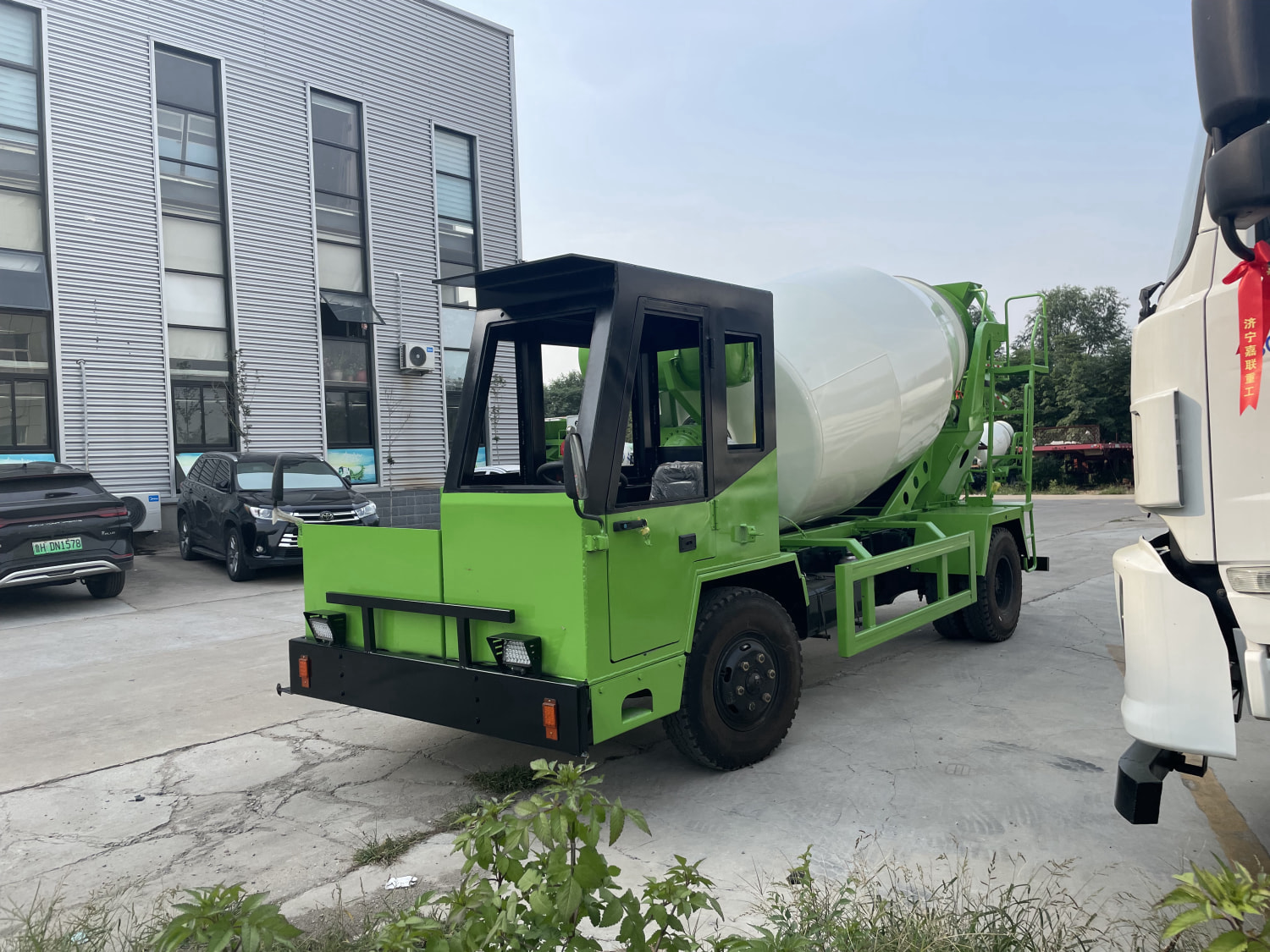 Mining Safety Concrete Mixer Truck real photo 2