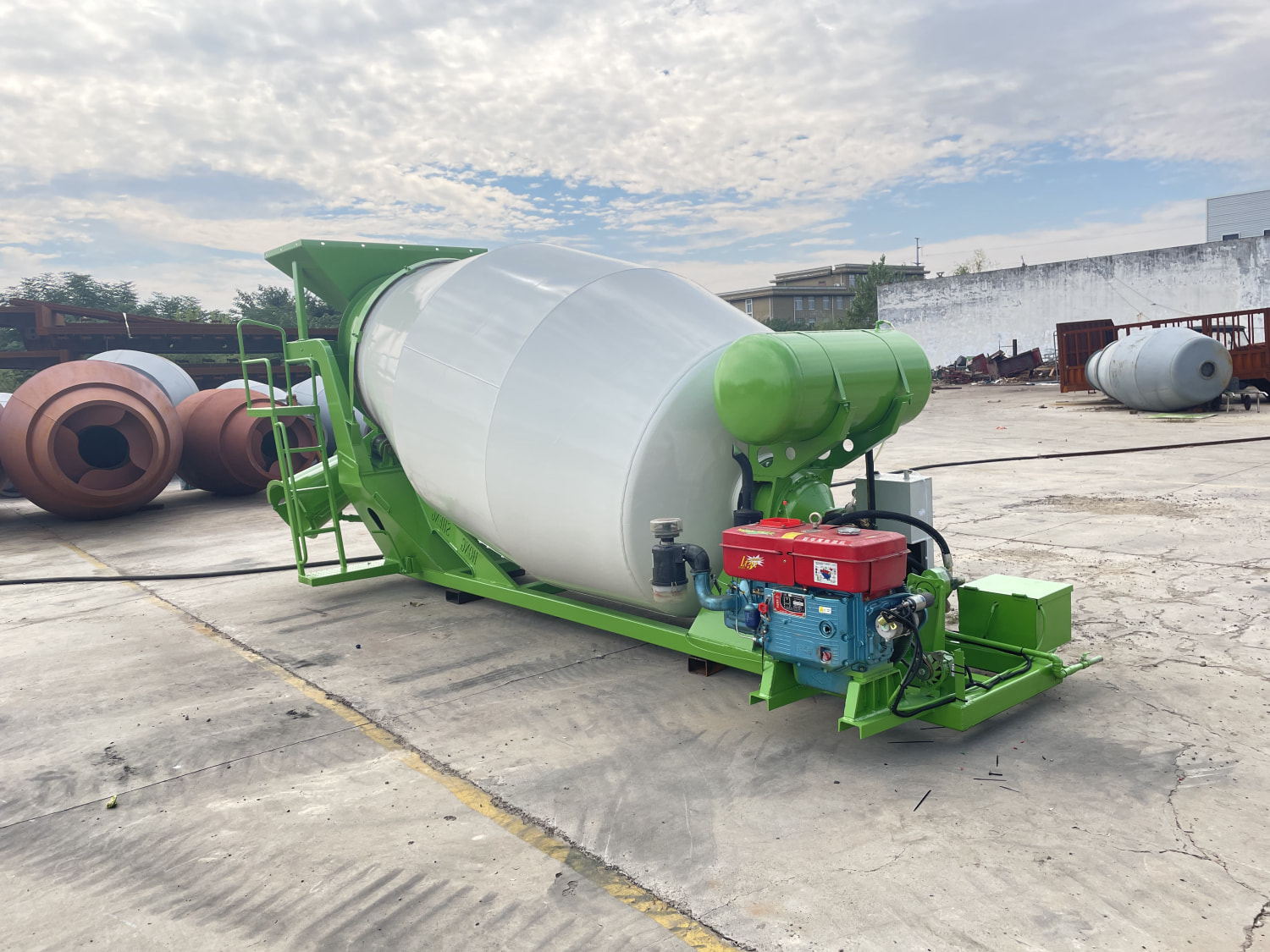 Concrete Mixer Upper Installation