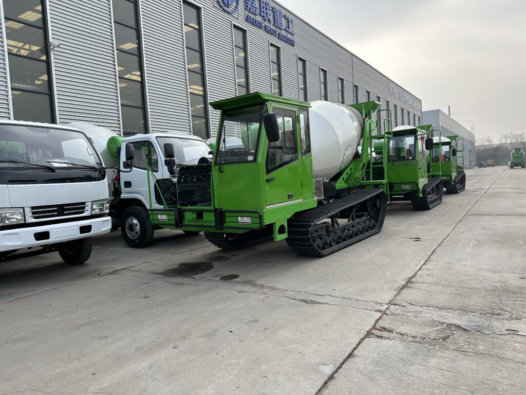 Tracked Concrete Mixer Truck: A Smart Solution For Difficult Construction Sites